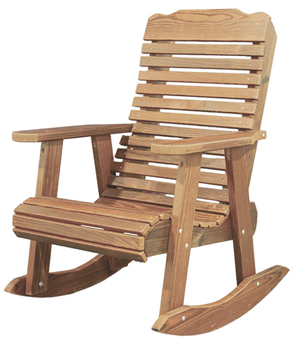 деревянное кресло качалка
